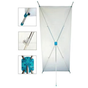 X-Frame Adjustable Banner Stands